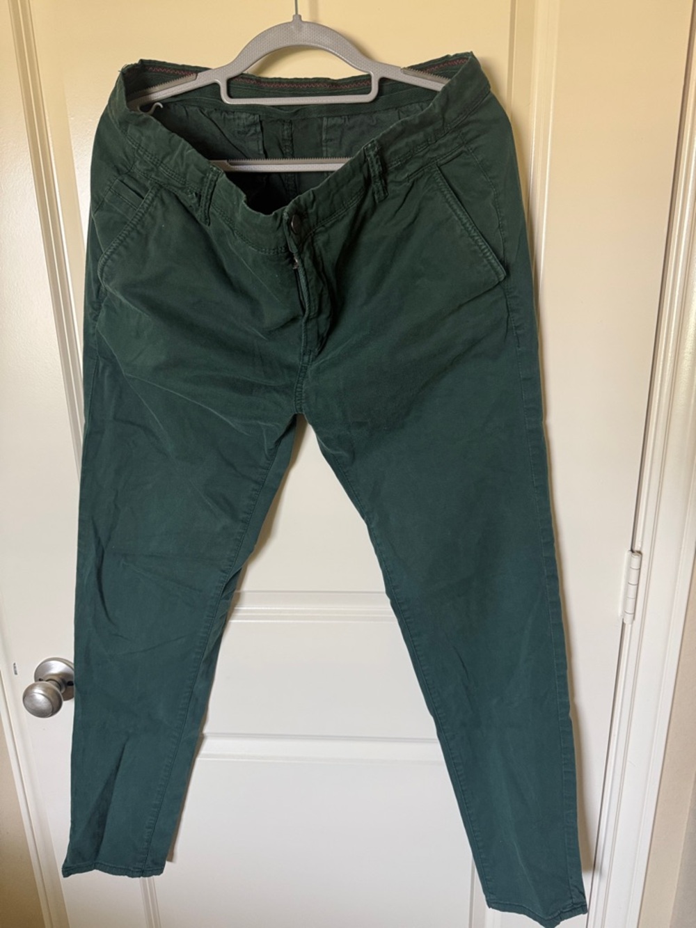 ZARA Men's Green Casual Pants